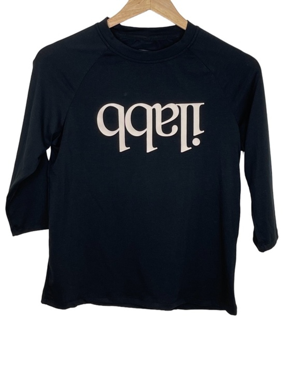 ilabb 3/4 Sleeve Tee Black Women's XS